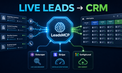 AI lead generation MCP server